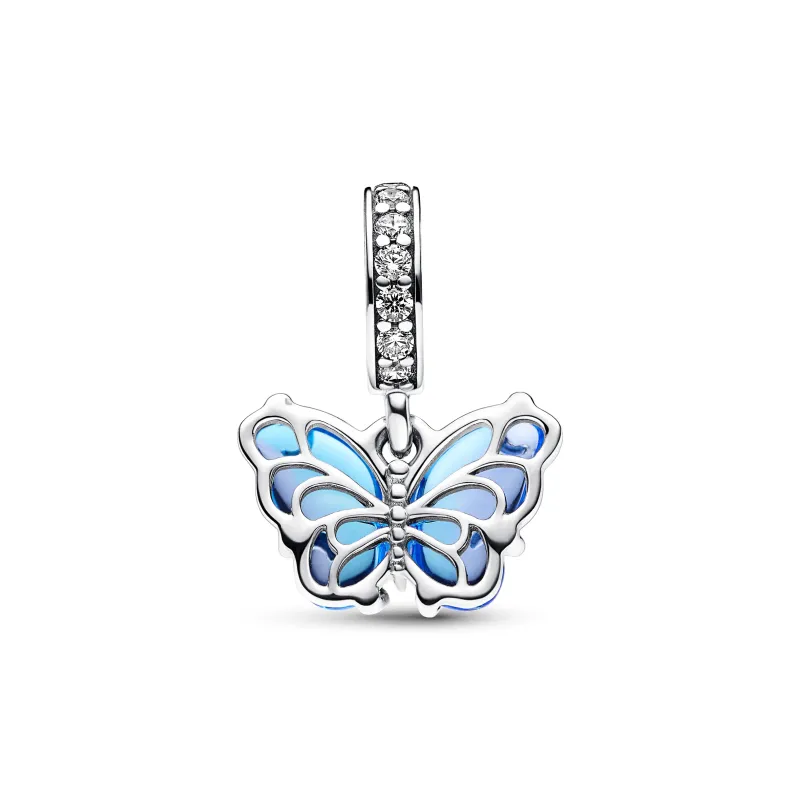 Pandora Conta Pendente Murano Borboleta Azul 792698C01