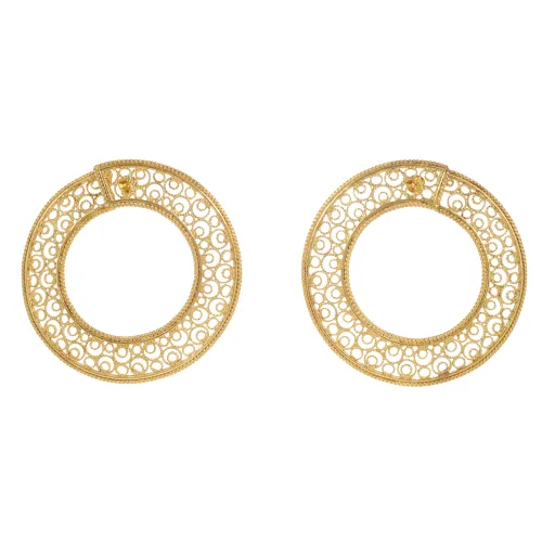 Brincos Filigrana Ouro Amarelo