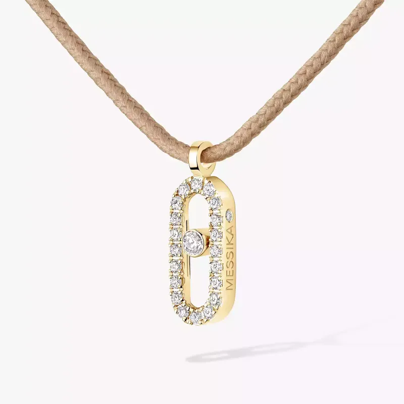 Messika Colar MESSIKA CARE(s) Ouro Amarelo com Diamantes FI.14105.YG