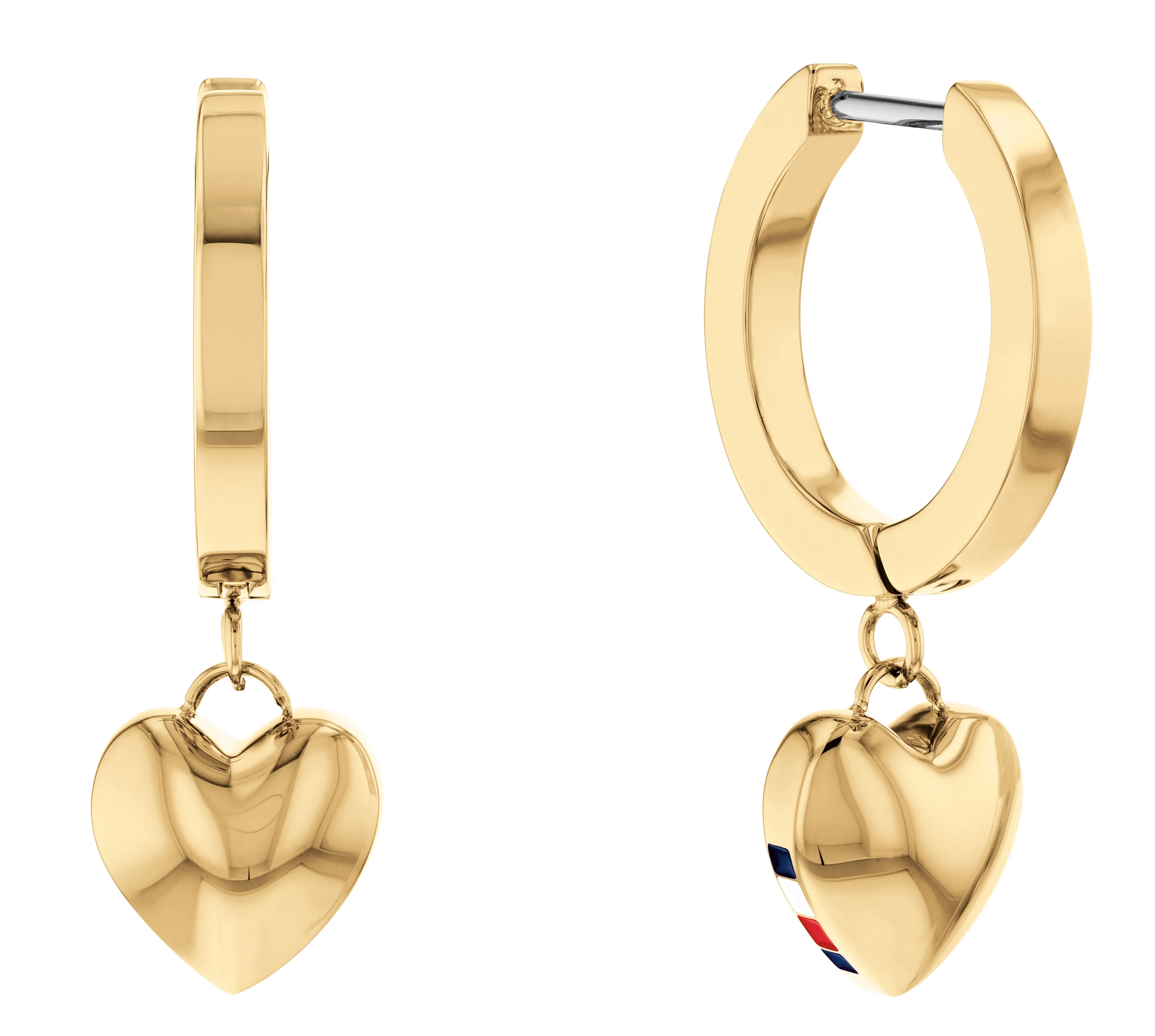 Tommy hilfiger store gold earrings