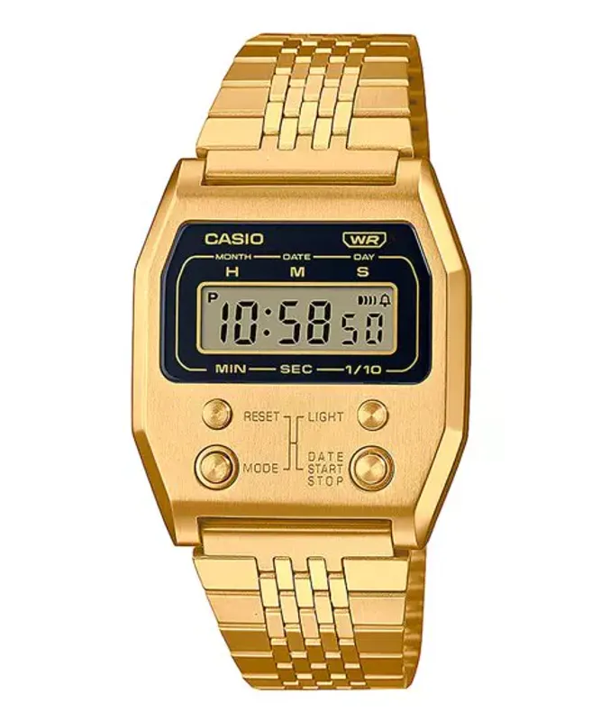 Casio Vintage A1100 Premium Vintage Front Button Revival A1100G-5EF