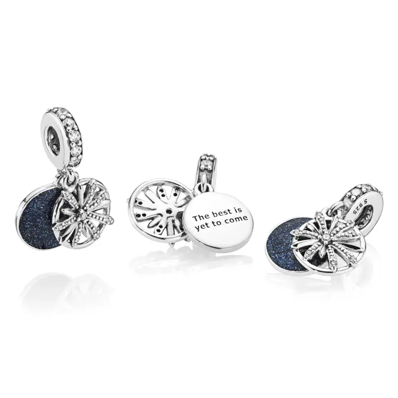 Pandora Conta Pendente Fogo-de-Artifício Cintilante 797531CZ