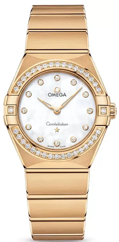 Omega Constellation Manhattan Quartz Yellow Gold 13155286055002