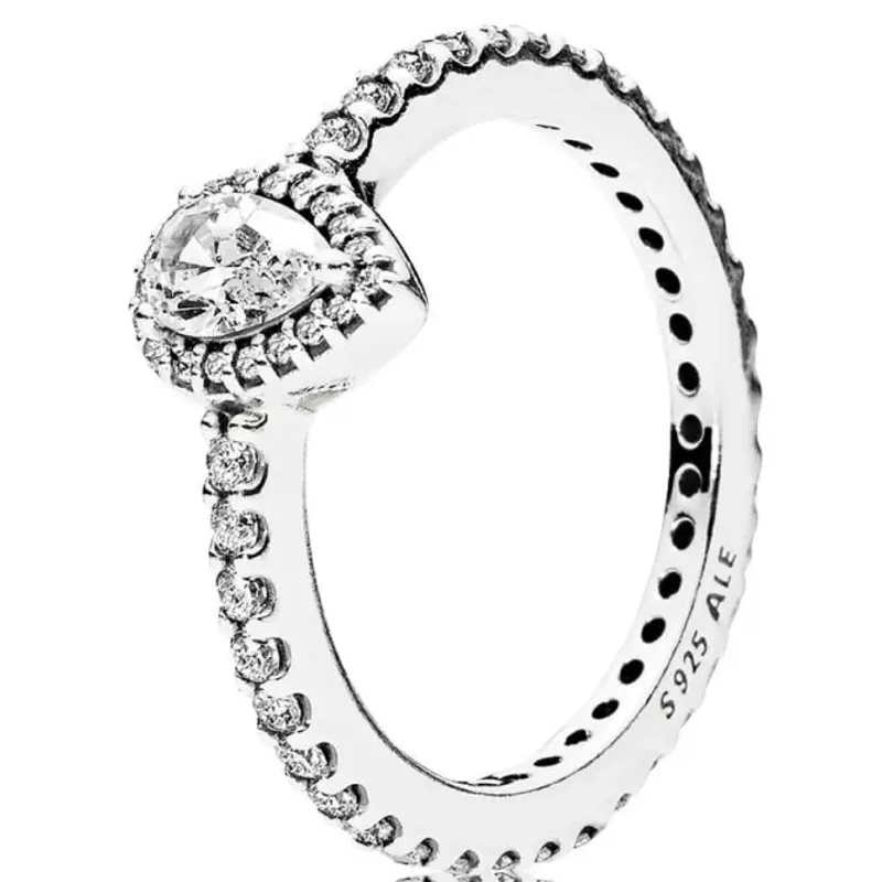 Pandora ANEL AG C/ZIRC R TEARDROP 2,3g 196254CZ-56