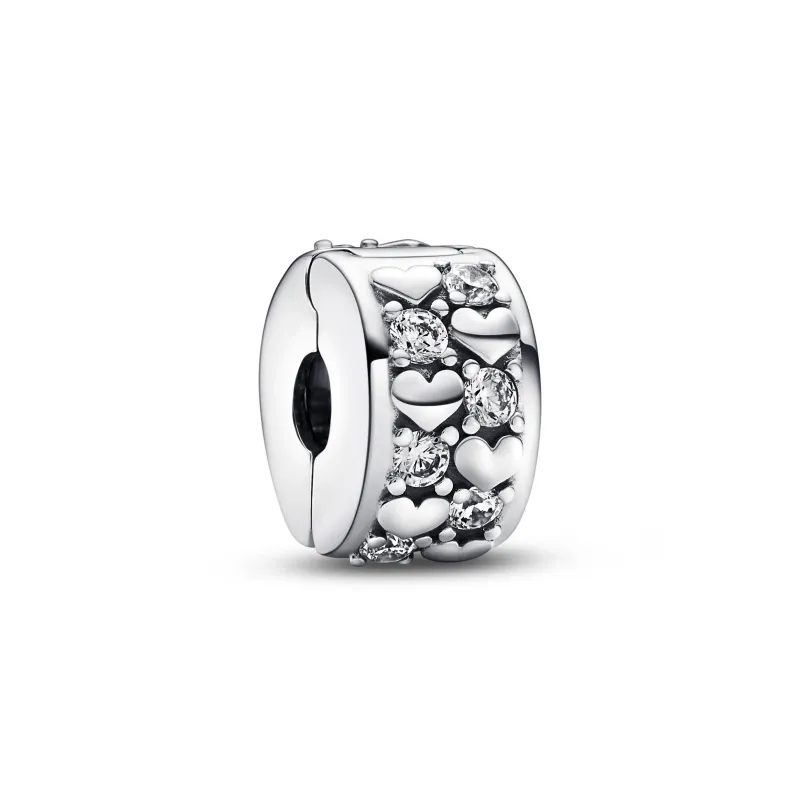 Pandora Clip Corações Infinitos 792235C01