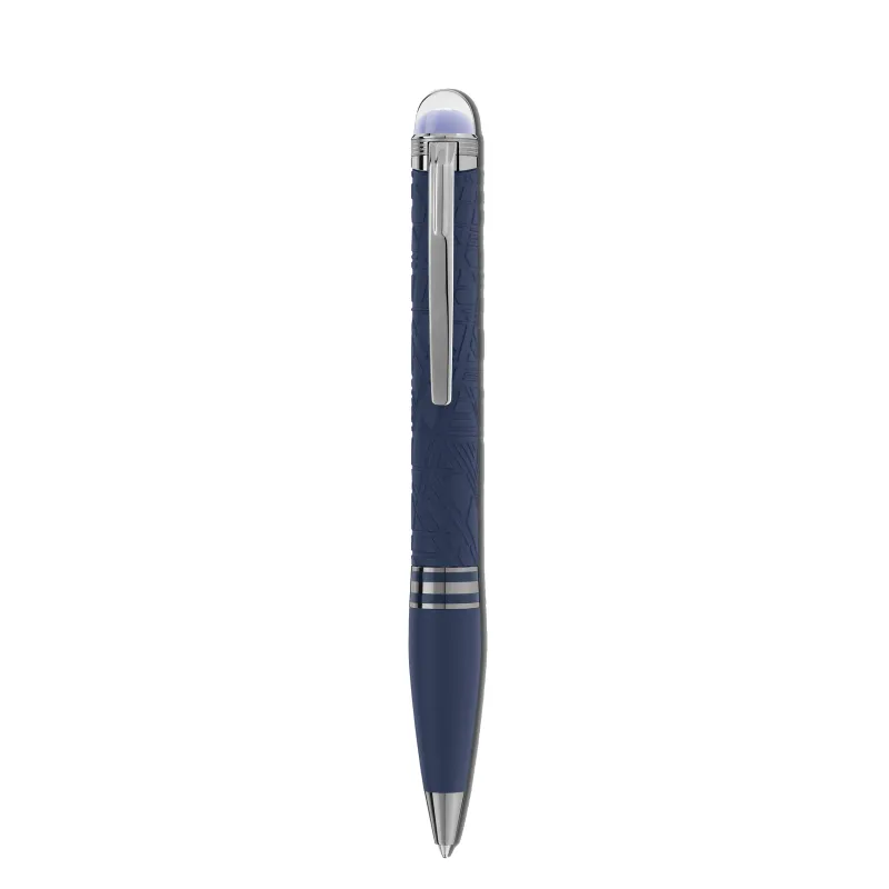 Montblanc Caneta Ballpoint Starwalker Space Blue Resin 130213