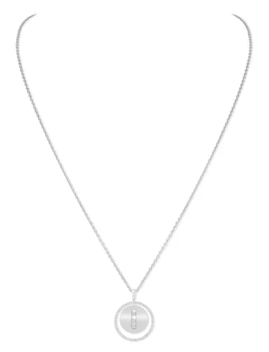 Imagem Colar Lucky Move ouro branco com diamantes