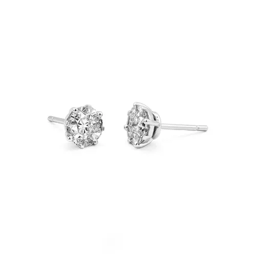 Image White Gold Earrings with Diamonds