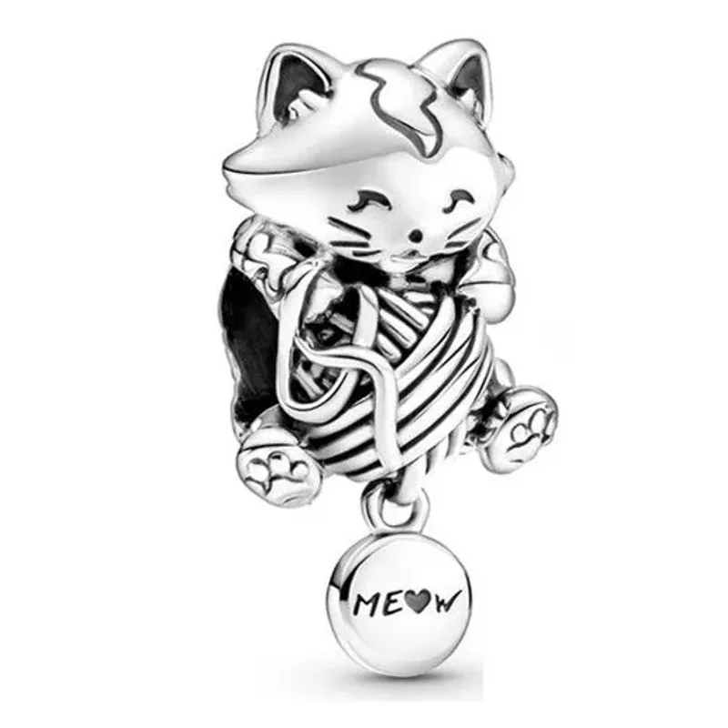 Pandora Kitten & Yarn Ball Charm 799535C00