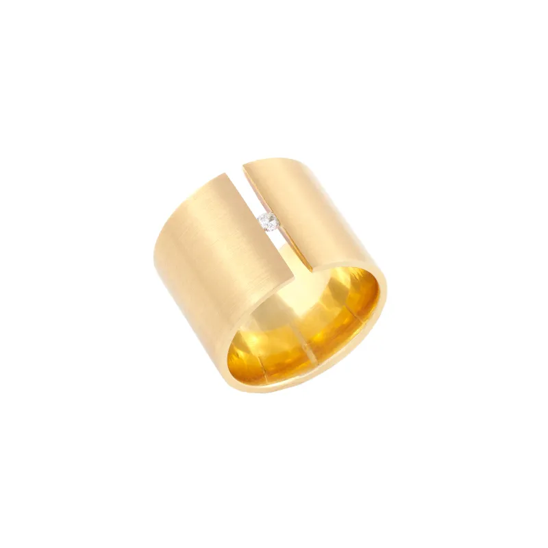 Marcolino Anel Ouro Rosa R46