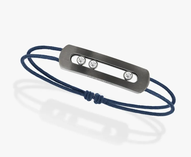 Messika Pulseira Move Titânio Grafite c/ diamantes MEK.01.PU.10829.TG