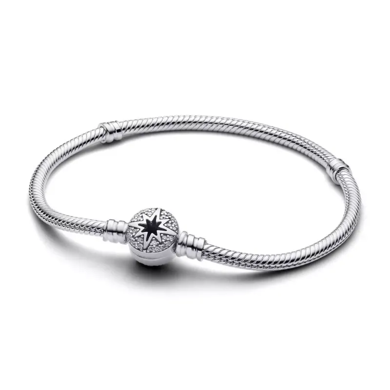 Pandora Pulseira Malha Snake Fecho Estrela do Norte 593584C01-19