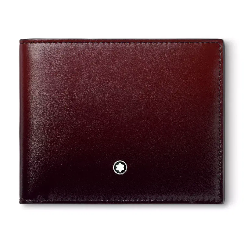Montblanc Carteira Meisterstück Wallet 6cc Sfumato Burgundy 131681