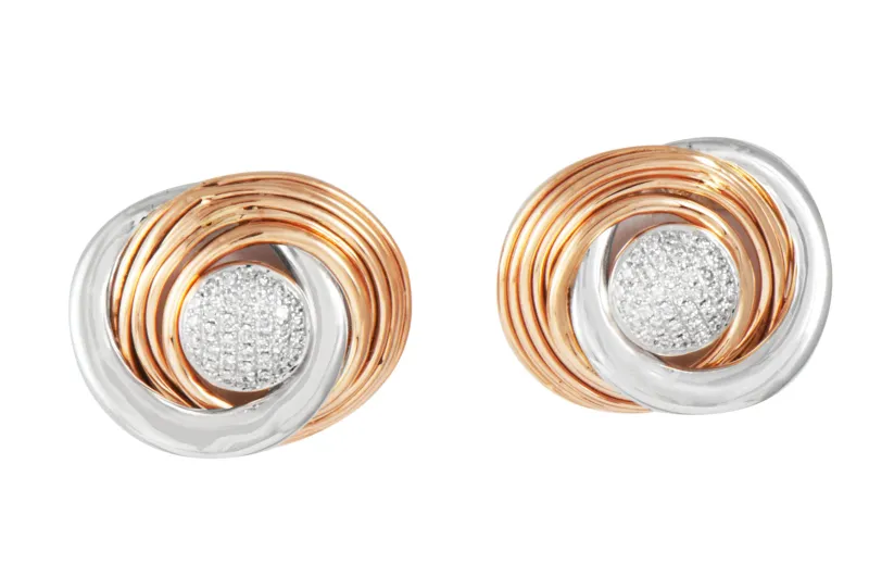 K Di Kuore Brincos com Diamantes 461164