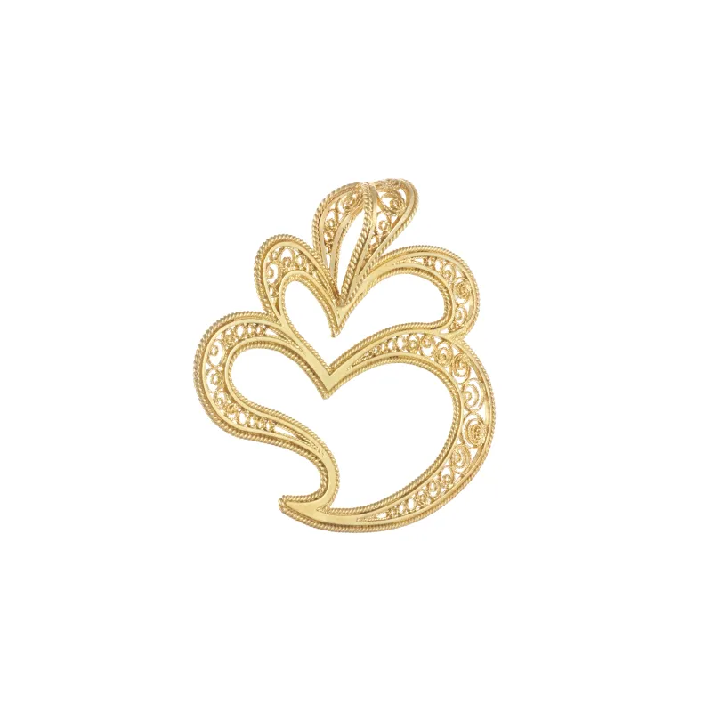 Marcolino Filigree Pendant in Silver 0144.R
