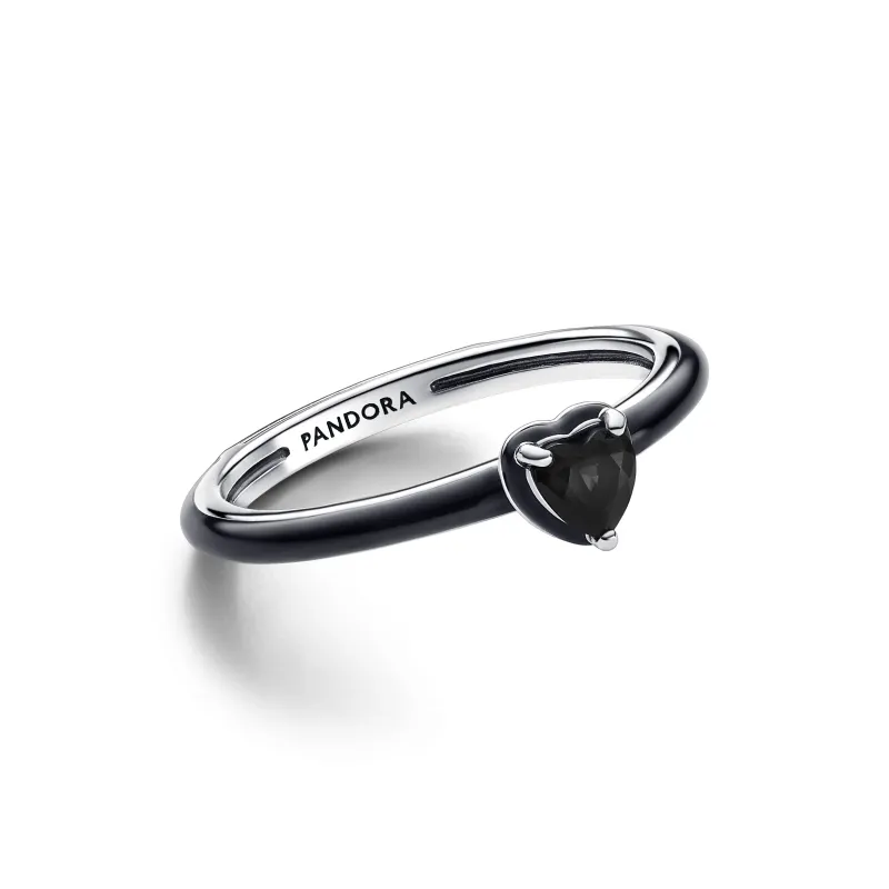 Pandora Anel Pandora ME Black Chakra Heart 193088C01-56
