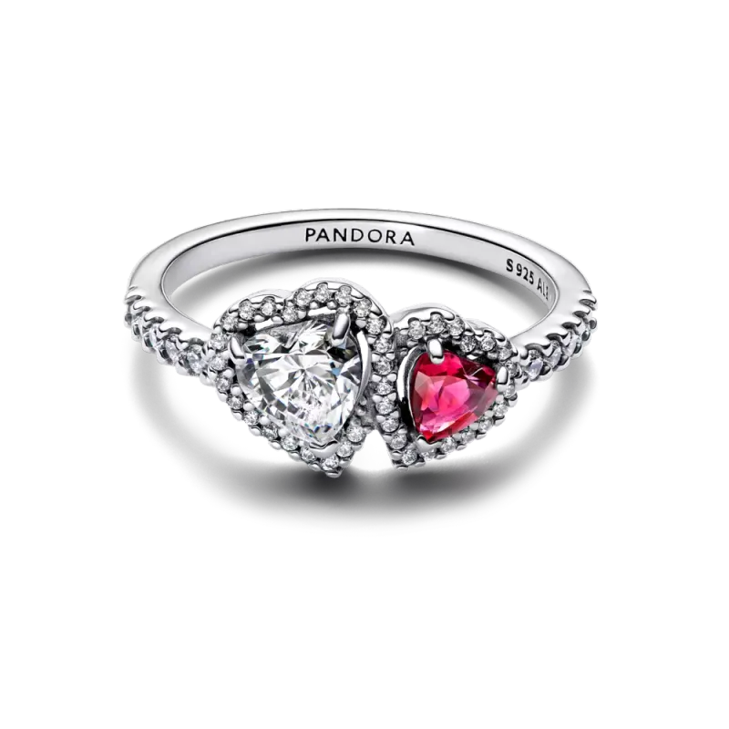 Pandora Anel Auréola Corações 193662C01-52