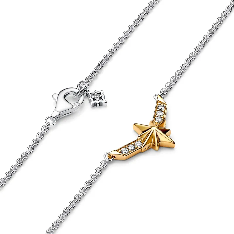 Pandora Colar Marvel Captain Marvel Octogram Star Two-tone 362745C01-50