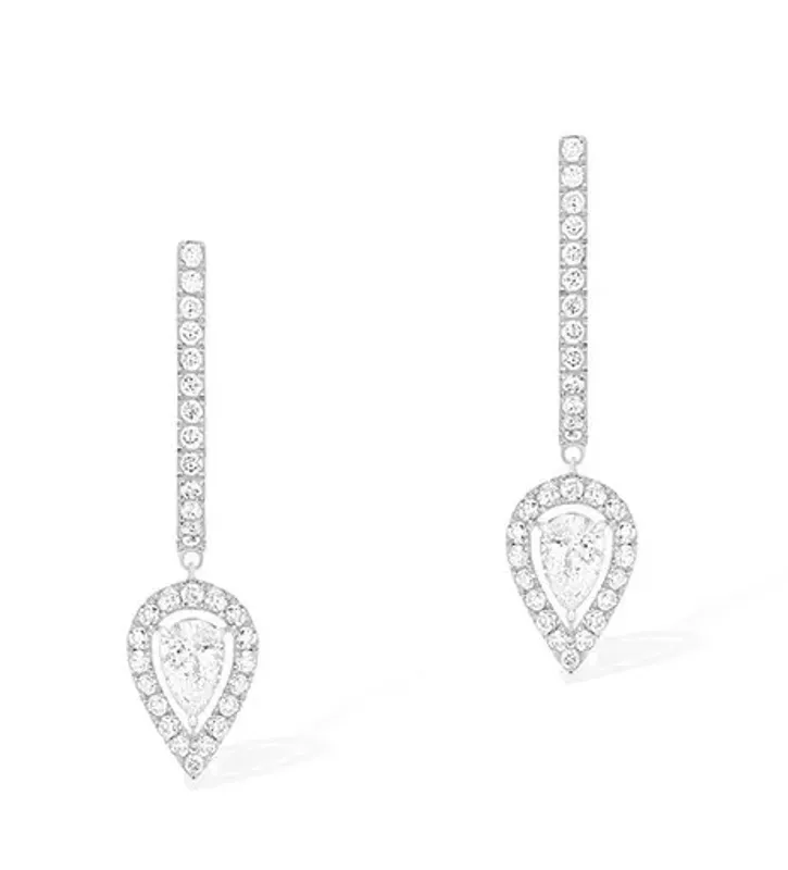 Messika Brincos Ouro Branco Joy MEK.10.BR.07480.WG