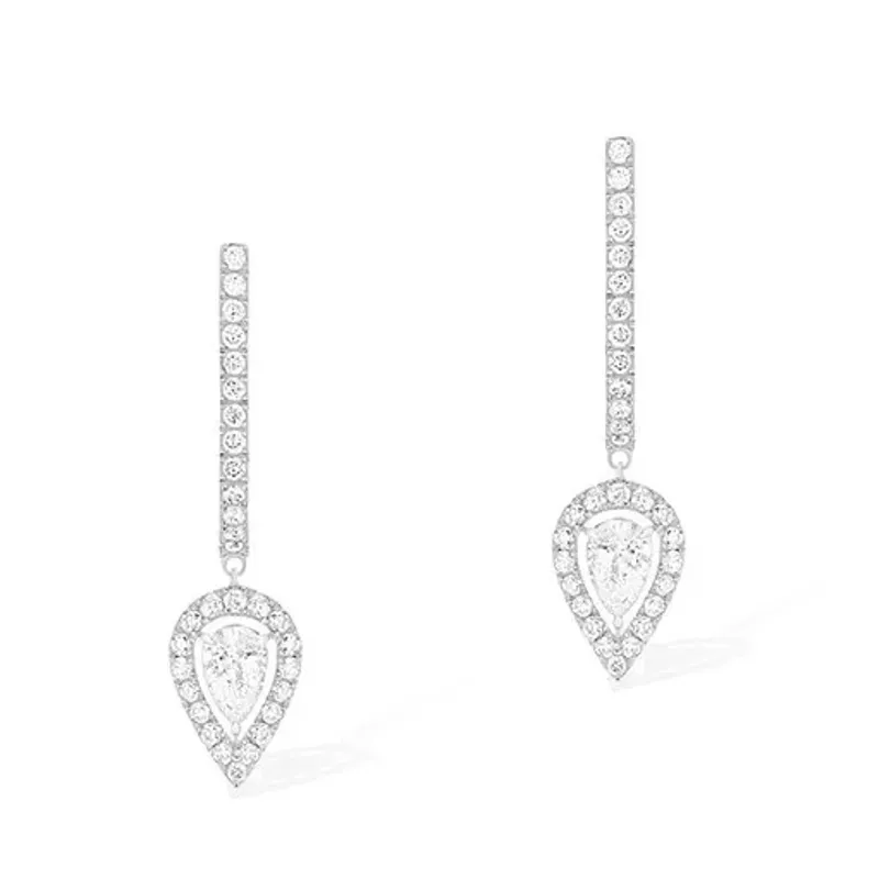Messika Brincos Ouro Branco Joy MEK.10.BR.07480.WG
