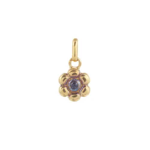 Image Yellow Gold Trinket with Sapphire