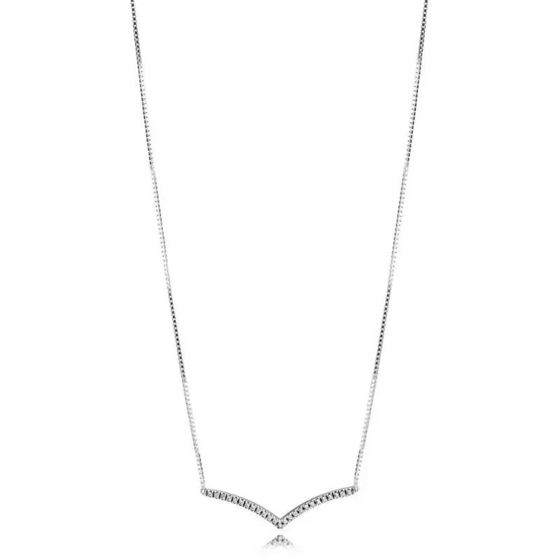Pandora Anel Cintilante Wishbone 397802CZ-45