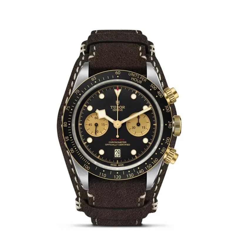 Tudor Black Bay Chrono S&G 79363N/CALF.PCH