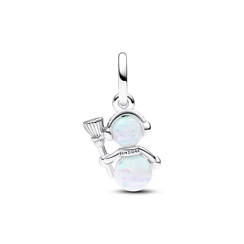 Pandora Conta Pendente Boneco de Neve Opalescente 792981C01