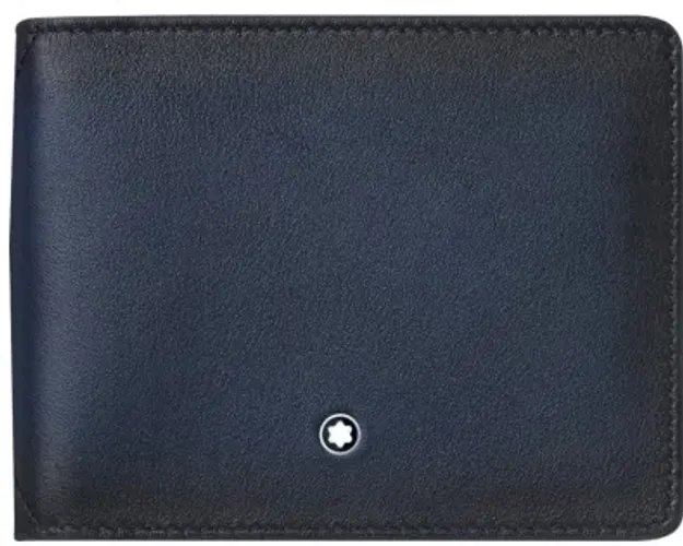 Image Leather Meisterstuck Sfumato Wallet 8Cc Navy