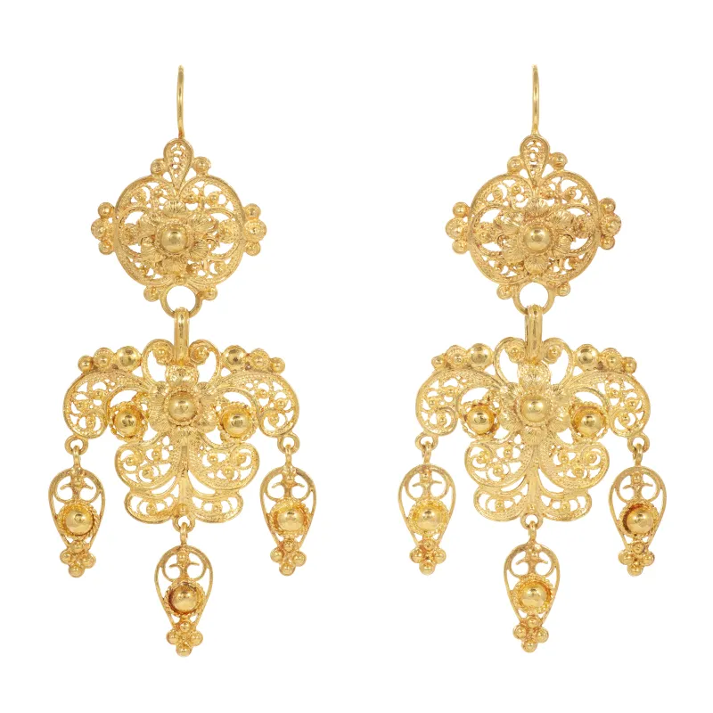 Marcolino Brincos Ouro Amarelo 18BR-OA1009-162