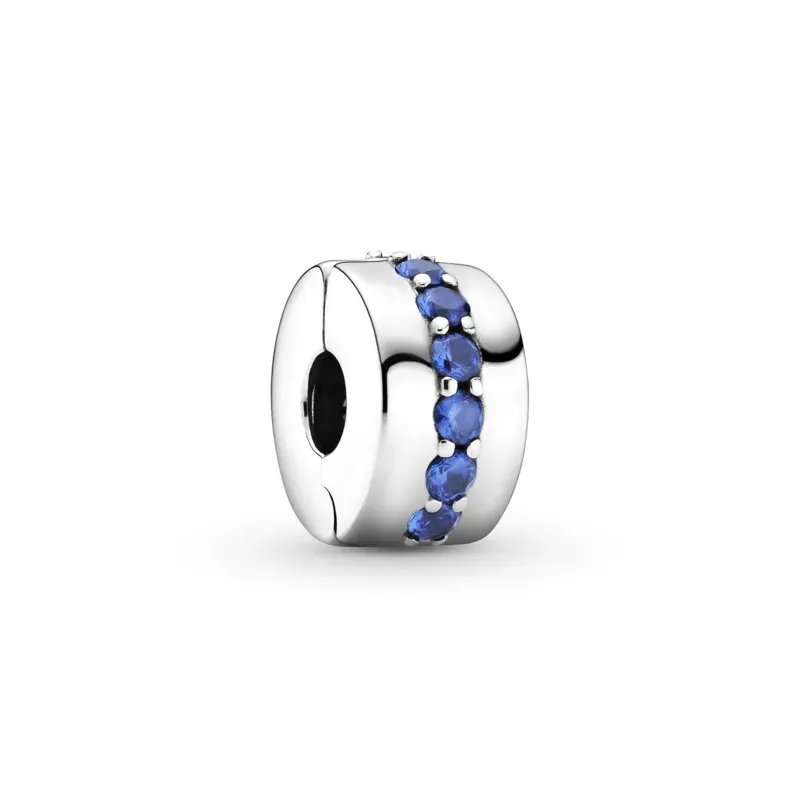 Pandora Clip com Brilho Azul 791972C01