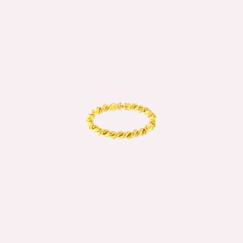 Mesh Anel Double Twist ANE0049TED