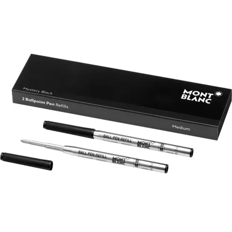 Montblanc 2 Ballpoint Pen Refill (M) Mystery Black 116190