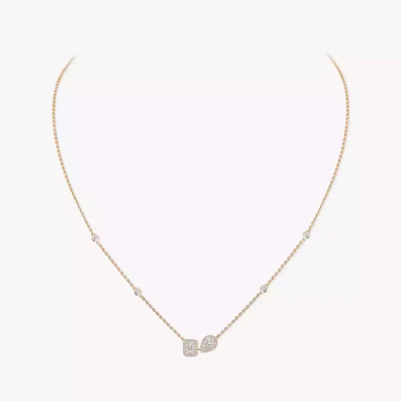 Messika Colar de Diamantes em Ouro Rosa FI.14534.PG