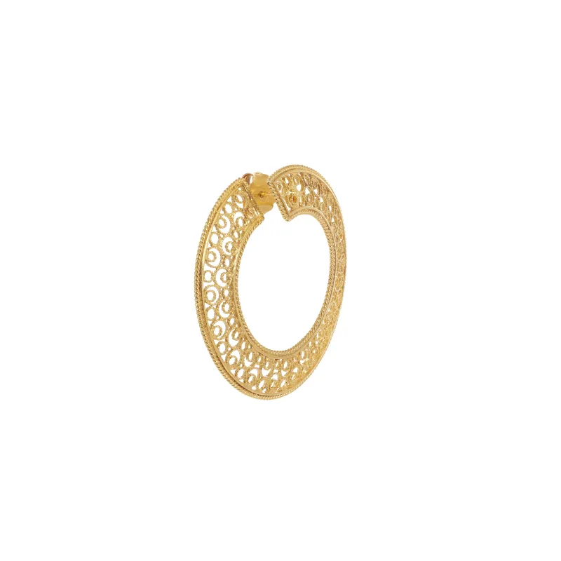 Marcolino Brincos Filigrana Ouro Amarelo 103BR-OA1006-106