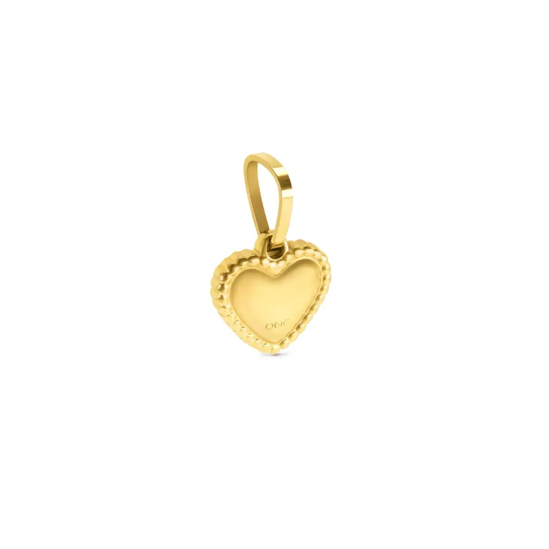 One Energy Pure Heart Gold Charm OJEBC729