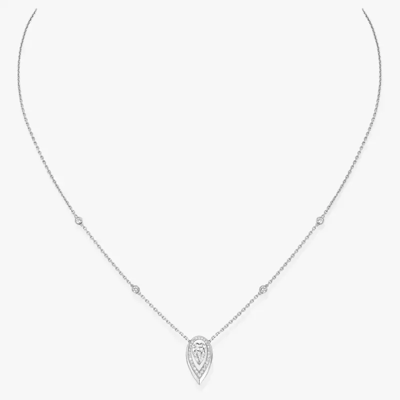 Messika Colar de Diamantes em Ouro Branco FI.13239.WG