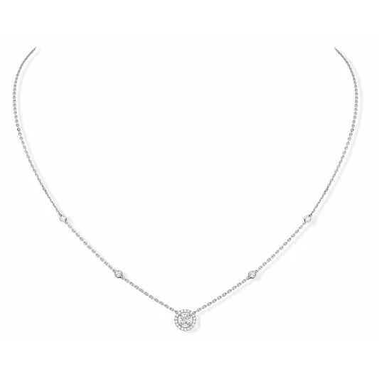Messika White gold necklace with diamonds Joy MEK.10.FI.04281.WG