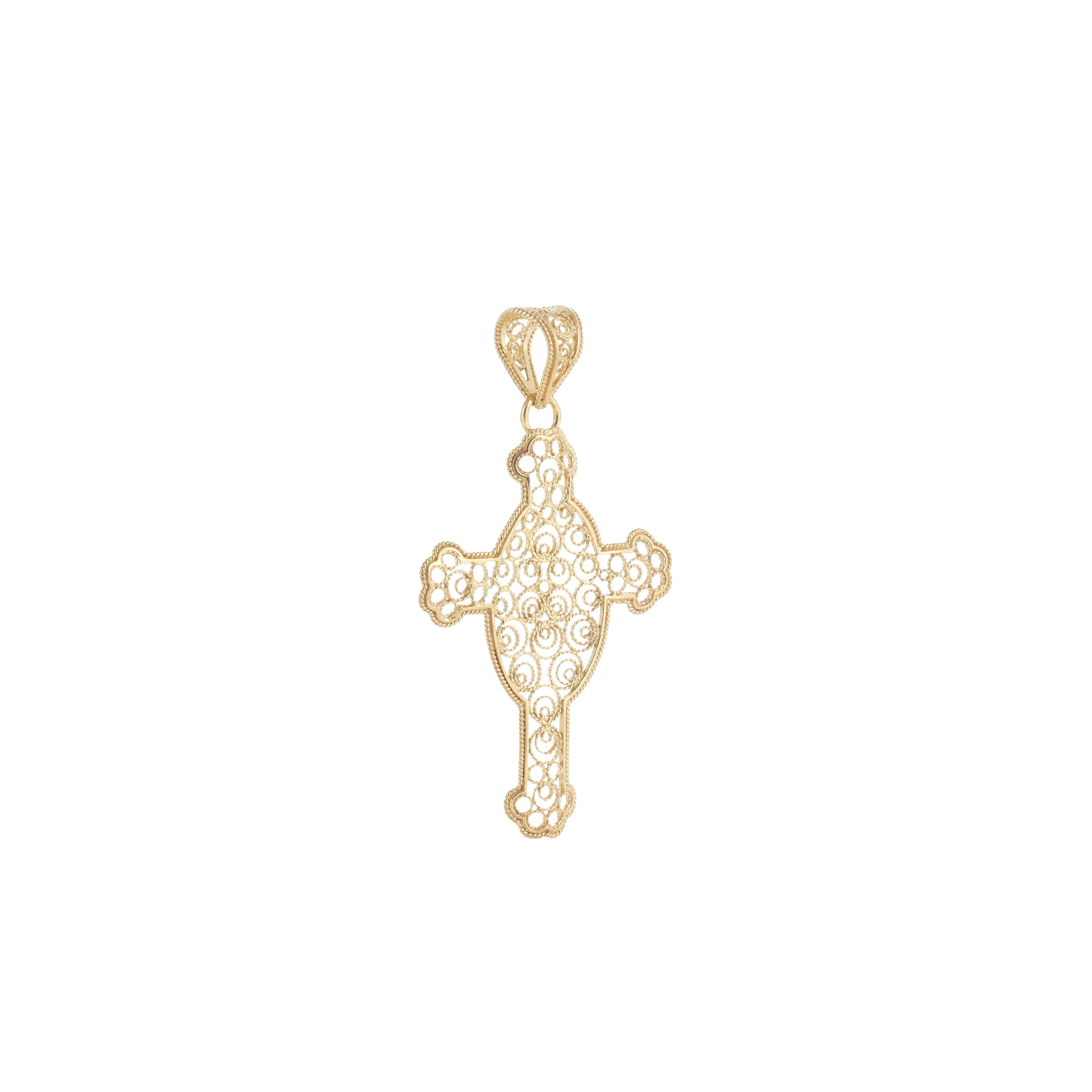 Cruz de Filigrana em Prata
