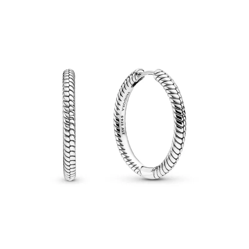 Pandora Pandora Moments Charm Hoop Earrings 299532C00
