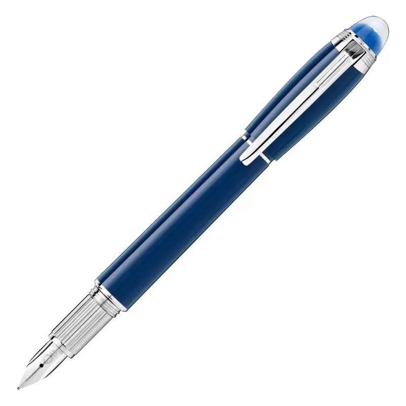 Montblanc StarWalker Blue Planet Precious Resin Fountain Pen 125290