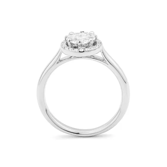 Marcolino White Gold Ring with Diamonds R0959104ZWA14G
