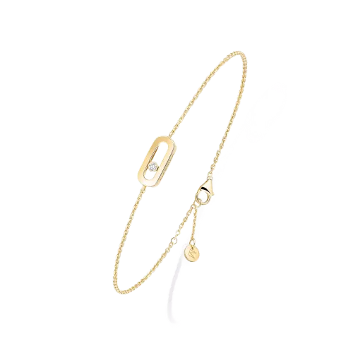 Imagem Pulseira Ouro Amarelo com Diamante