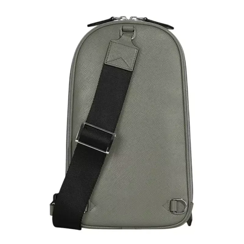 Montblanc Bolsa Transversal Sartorial Medium Grey 199369