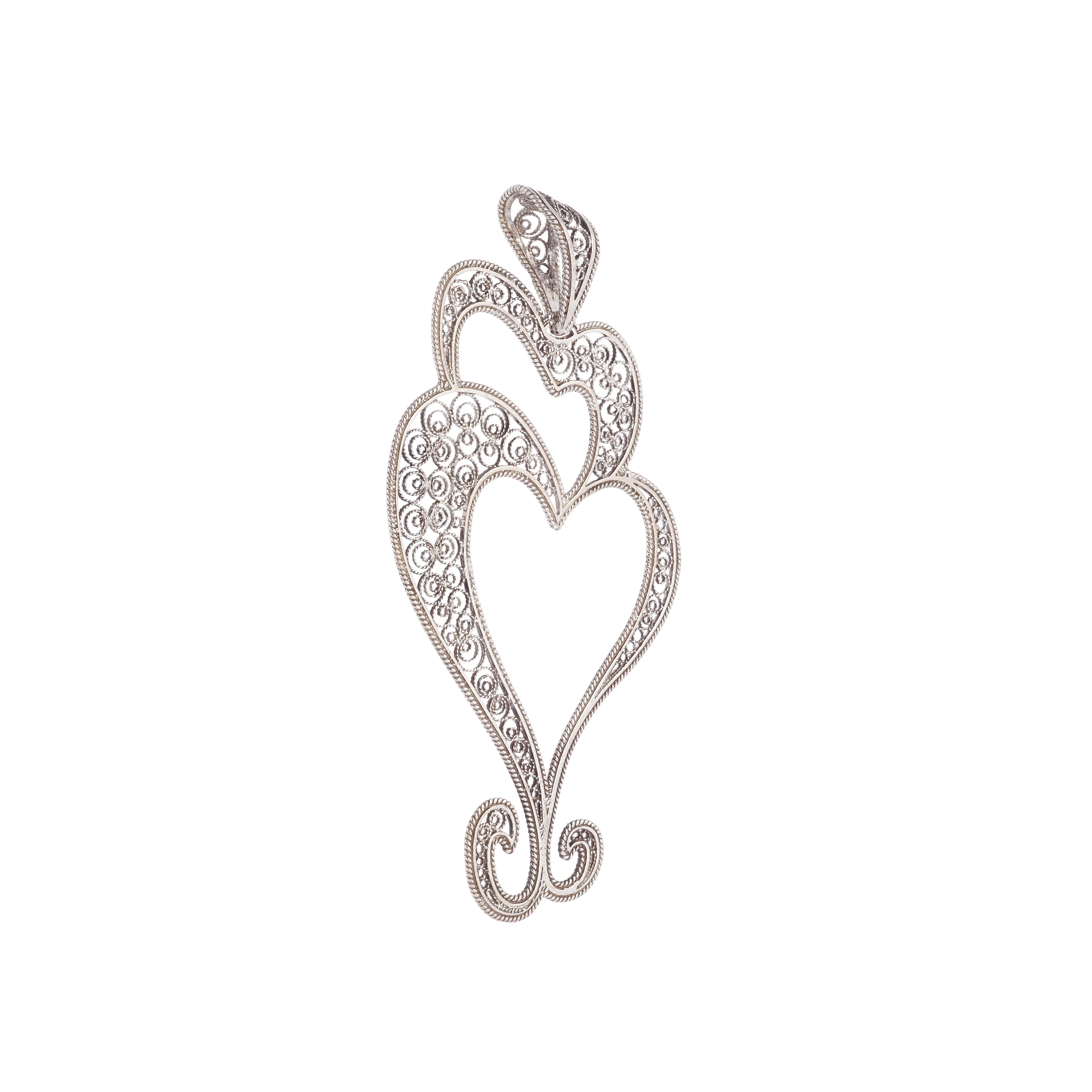 Image Silver Filigree Pendant