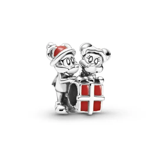 Pandora Disney Mickey Mouse and Minnie Mouse Present Charm           799194C01