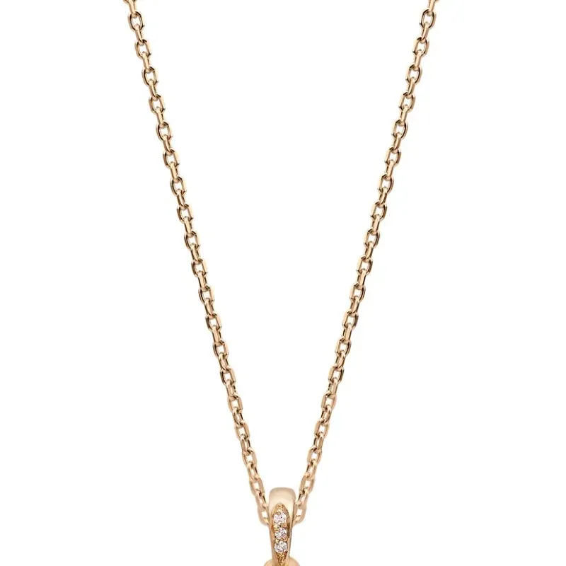 Aquaverdi Yellow Gold Egg Necklace CL.OVO2OA