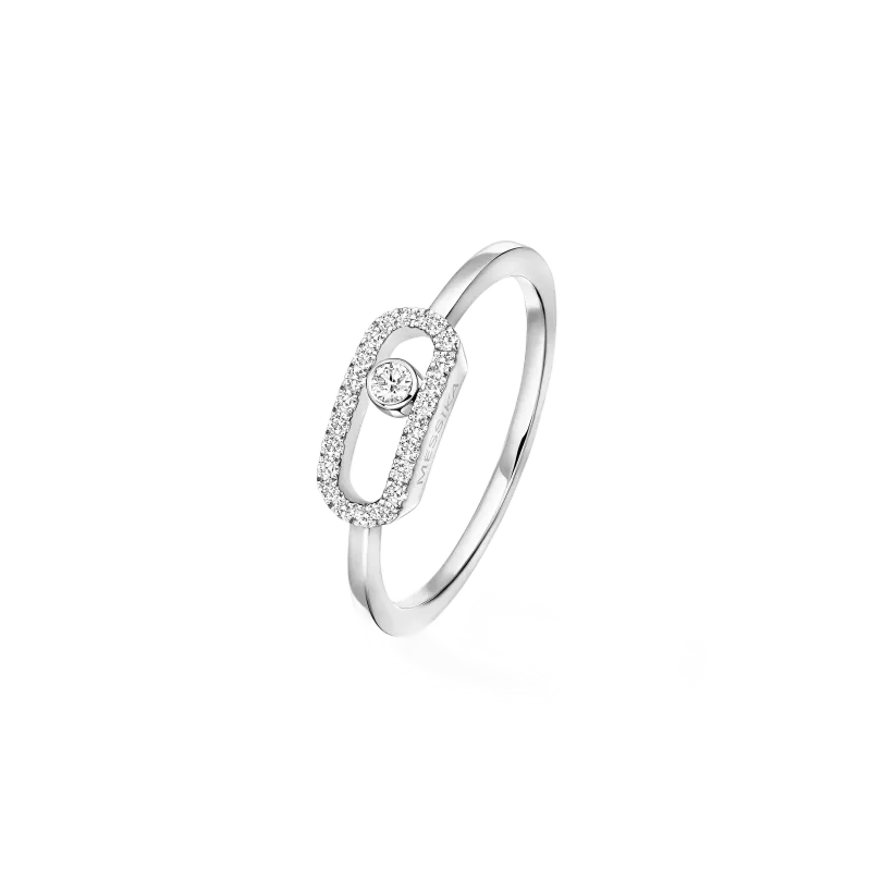 Messika Anel de Diamante em Ouro Branco MEK01AN04705WG53