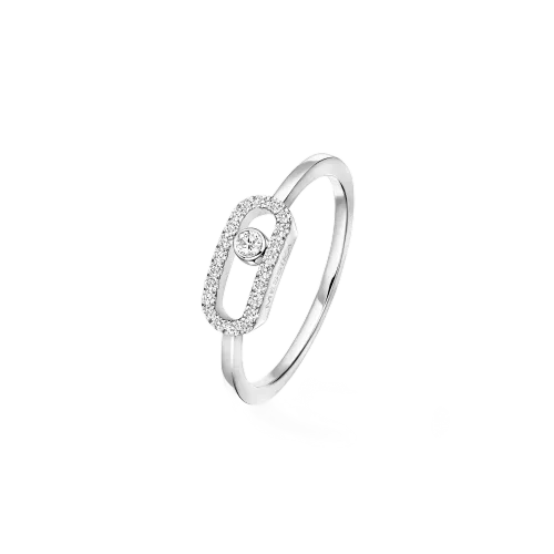 Imagem Anel de Diamante em Ouro Branco