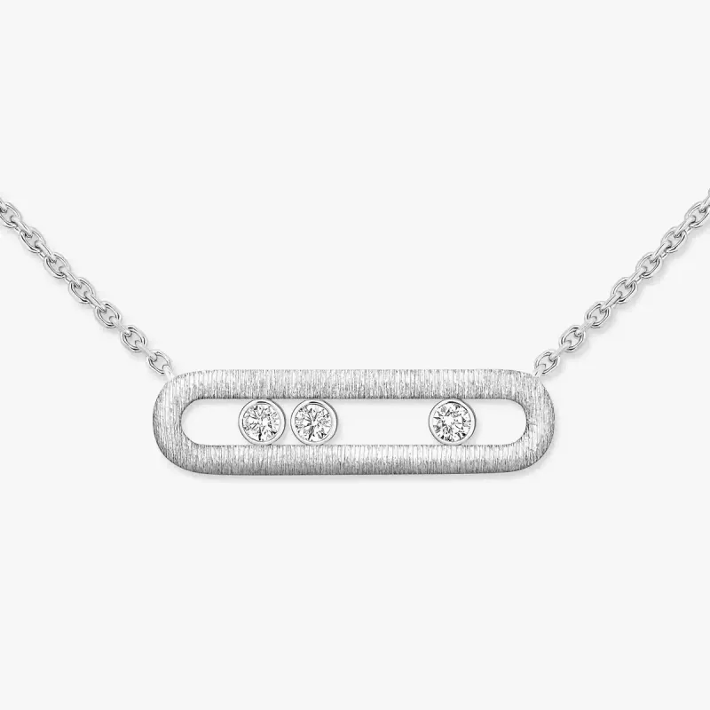 Messika Colar de Diamantes em Ouro Branco FI.14667.WG